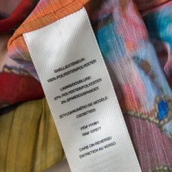 Pre Owned Alice + Olivia Multicolor Lola Lady Printed Orly Handkerchief Dress L