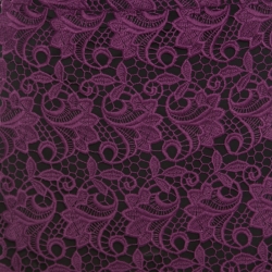 Pre Owned Alice + Olivia Plum Lace Riley Mini Skirt S