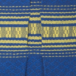 Pre Owned Alice + Olivia Blue Cotton Inverted Pleat Russo Skirt M