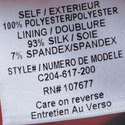 Pre Owned Alice + Olivia Leila Belted Colorblock Crepe Maxi Dress S