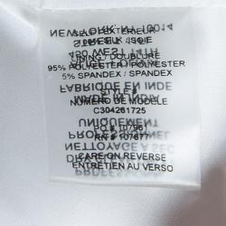 Alice + Olivia White All Over Sequin Embellished Jacket XS