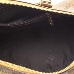 Alviero Martini 1A Classe Geo Classic Print Coated Canvas Satchel