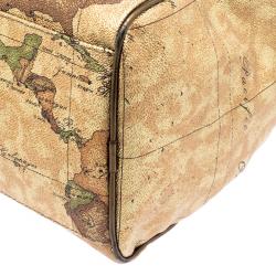 Alviero Martini 1A Classe Geo Classic Print Coated Canvas Satchel