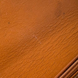 Pre Owned  محفظة صغيرة الفييرو مارتيني 1A كلاس بقلاب كانفاس مقوى خريطة بني فاتحة 