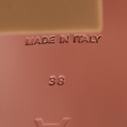 Pre Owned Amina Muaddi Green Leather Gilda Mules Size 38