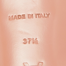 Pre Owned Amina Muaddi Transparent PVC Begum Pumps Size 37.5