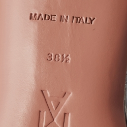 Pre Owned Amina Muaddi Transparent PVC Begum Slingback Pumps Size 38.5