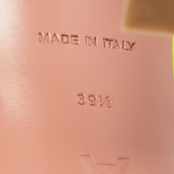 Pre Owned Amina Muaddi Yellow Satin Begum Slingback Pumps Size 39