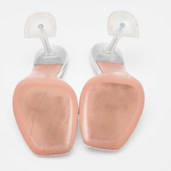 Amina Muaddi Transparent PVC Lupita Slides Size 36  