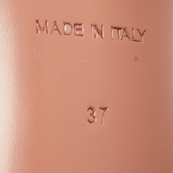 Pre Owned Amina Muaddi Transparent PVC Begum Pumps Size 37