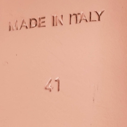 Pre Owned Amina Muaddi Transparent PVC Crystal Embellished Julia Mules Size 41