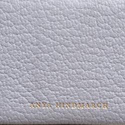 Pre Owned حقيبة انيا هيندمارش ايغ كيبسيك جلد رمادية
