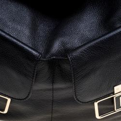 Pre Owned Anya Hindmarch Black Leather Studded Hobo