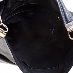 Pre Owned Anya Hindmarch Black Leather Studded Hobo