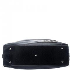 Pre Owned Anya Hindmarch Black Leather Elrod Hobo