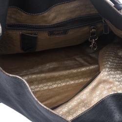 Pre Owned Anya Hindmarch Black Leather Elrod Hobo
