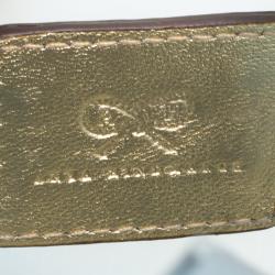 Pre Owned Anya Hindmarch Matte Blue Rubber Valorie Chain Clutch