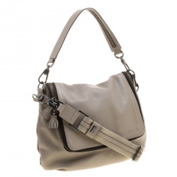 Pre Owned Anya Hindmarch Grey Leather Maxi Vere Satchel