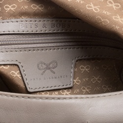 Pre Owned Anya Hindmarch Grey Leather Maxi Vere Satchel