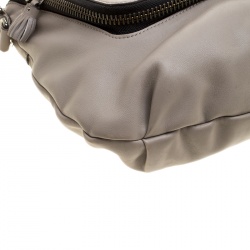 Pre Owned Anya Hindmarch Grey Leather Maxi Vere Satchel