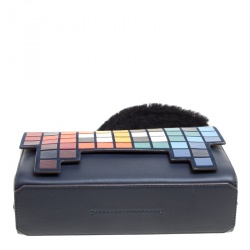 Pre Owned Anya Hindmarch Multicolor Leather Ephson Space Invaders Shoulder Bag