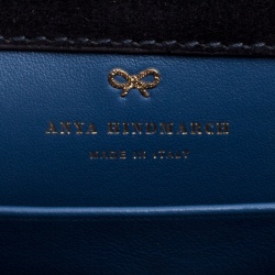 Pre Owned Anya Hindmarch Multicolor Leather Ephson Space Invaders Shoulder Bag