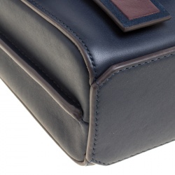 Pre Owned Anya Hindmarch Multicolor Leather Ephson Space Invaders Shoulder Bag