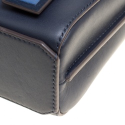 Pre Owned Anya Hindmarch Multicolor Leather Ephson Space Invaders Shoulder Bag