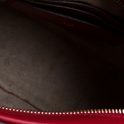 Pre Owned Anya Hindmarch Red Leather Wink Sticker Crossbody Bag