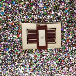Pre Owned Anya Hindmarch Multicolor Glitter Valorie Clutch