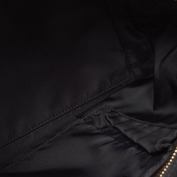 Pre Owned Anya Hindmarch Black Nylon and Leather Multi Pocket Tote