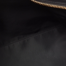 Pre Owned Anya Hindmarch Black Nylon and Leather Multi Pocket Tote