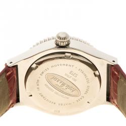 AquaMarin White Mother of Pearl Stainless Steel Sea Star Women's Wristwatch 37 mm
