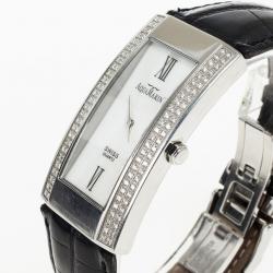 Aquamarin Avalon Stainless Steel Diamond Womens Wristwatch 30 MM