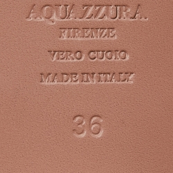 Pre Owned Aquazzura Silver Suede Crystal Embellished Flat Slide Size 36