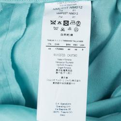 Armani Collezioni Turquoise Linen Pant Suit M