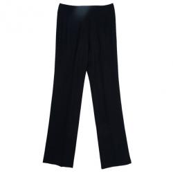مملوكة مسبقًا Armani Collezioni Black Acetate Trousers S