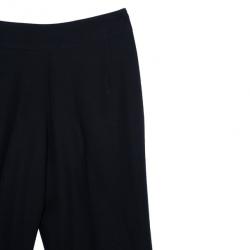 مملوكة مسبقًا Armani Collezioni Black Acetate Trousers S