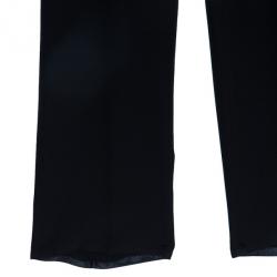 مملوكة مس�بقًا Armani Collezioni Black Acetate Trousers S