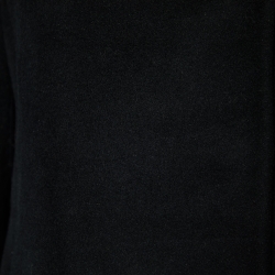 Pre Owned Armani Collezioni Black Angora & Wool Double Breasted Overcoat S