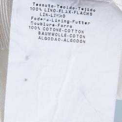 مملوكة مسبقًا بنطلون أرماني كوليزيوني أوف وايت لي نين M