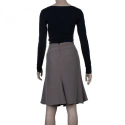 Pre Owned Armani Collezioni Brown Skirt M