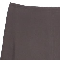 Pre Owned Armani Collezioni Brown Skirt M