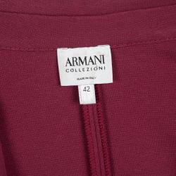 Armani Collezioni Red Skirt and Blazer Set M