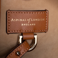 Pre Owned Aspinal of London Tan Leather Essential Shopper Tote