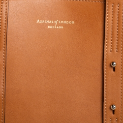 Pre Owned Aspinal of London Tan Leather Essential Shopper Tote