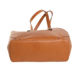 Pre Owned Aspinal of London Tan Leather Essential Shopper Tote