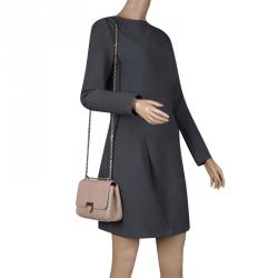 Pre Owned Aspinal Of London Beige Leather Small Lottie Shoulder Bag