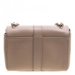 Pre Owned Aspinal Of London Beige Leather Small Lottie Shoulder Bag