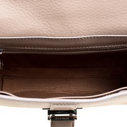 Pre Owned Aspinal Of London Beige Leather Small Lottie Shoulder Bag